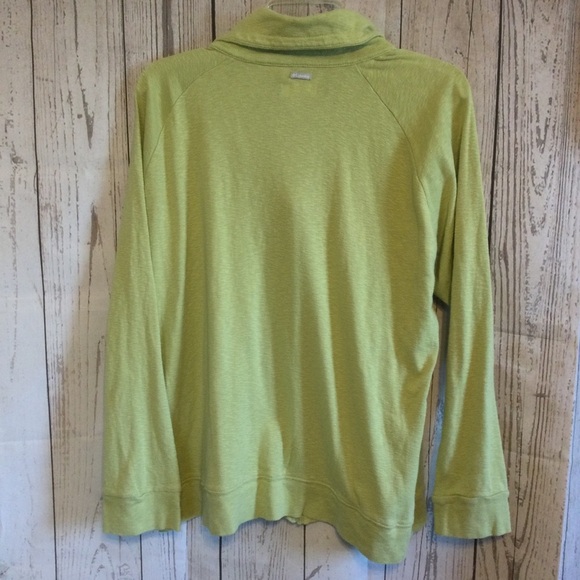 Columbia Sportswear Green Zip-Up Sweatshirt Top Casual Size XL - Picture 4 of 6